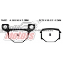 ������� ��������� ��������� ������� ������ ENDURO-01 ����(EBC FA093;Ferodo FDB384;SBS 585HF;VD-346)